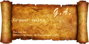 Graser Anita névjegykártya